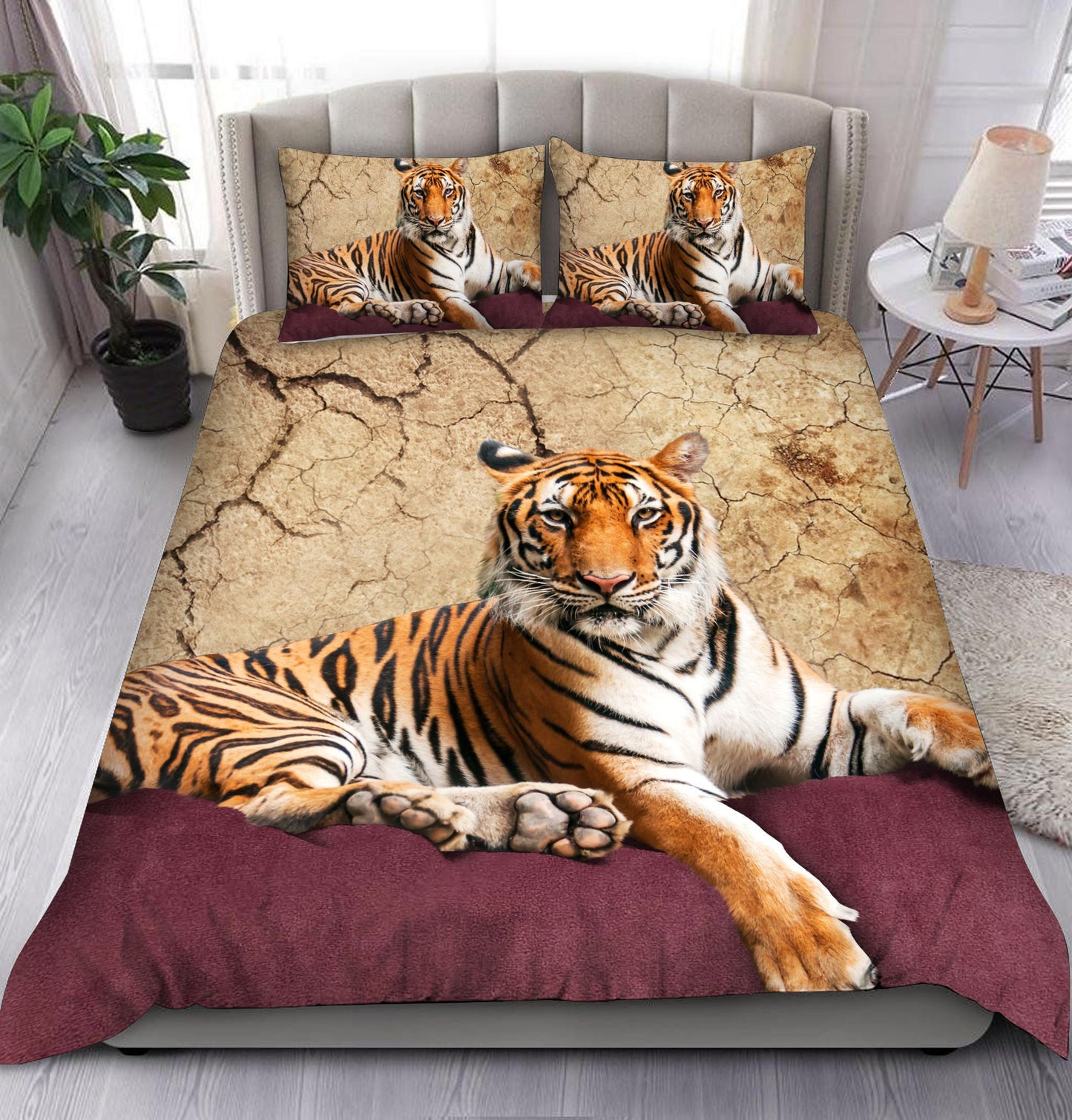 Tiger Love All Over Printed Bedding Set