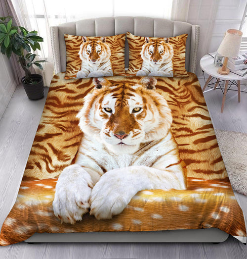 Cool Golden Tiger All Over Printed Bedding Set