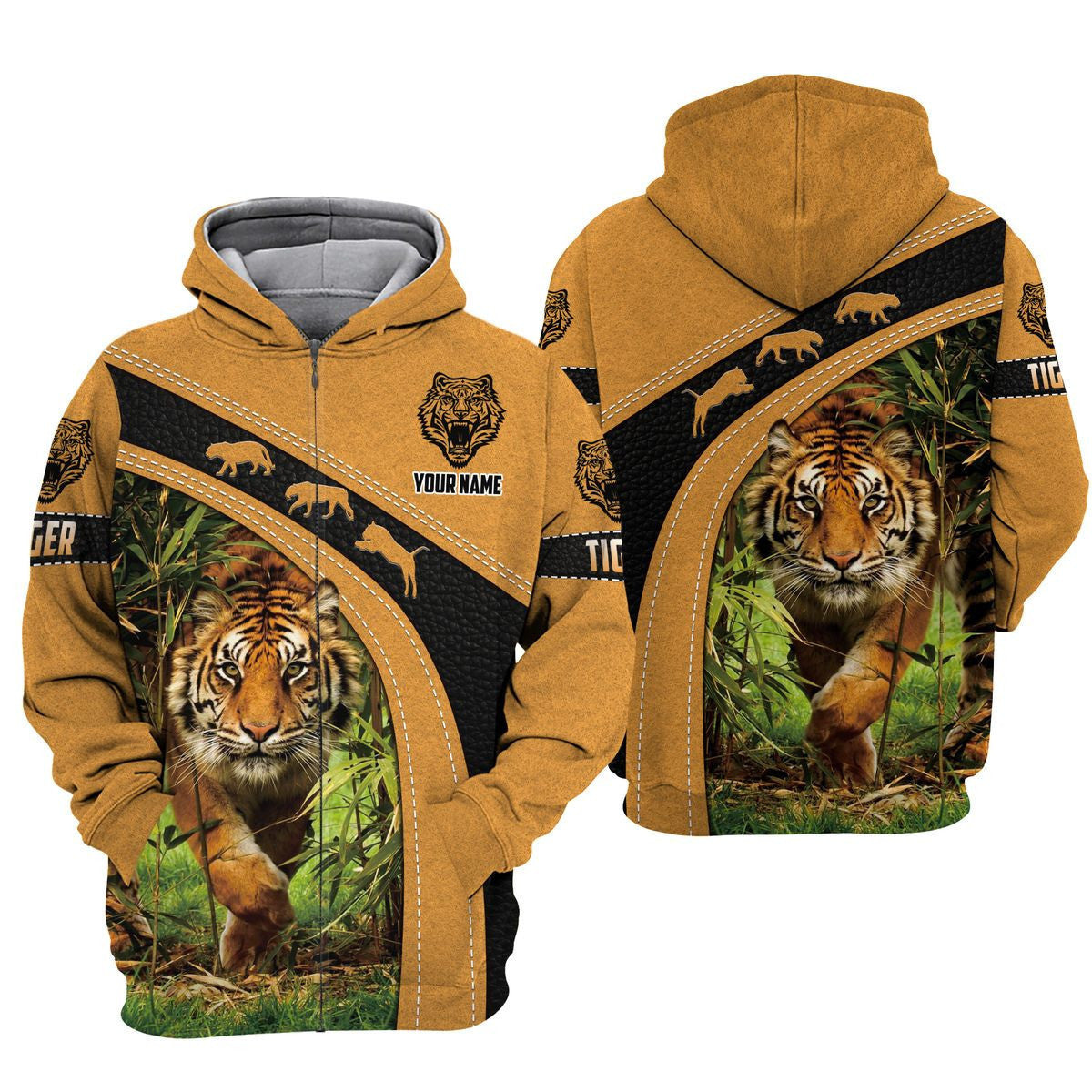 Personalized Name Tiger 2 All Over Printed Unisex Shirt