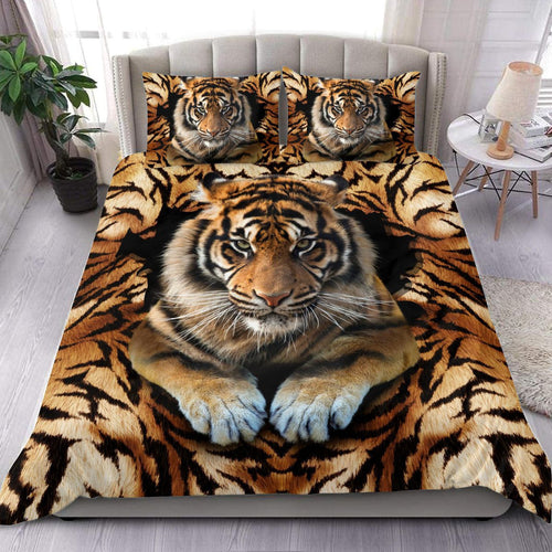 Tiger Pattern All Over Printed Bedding Set