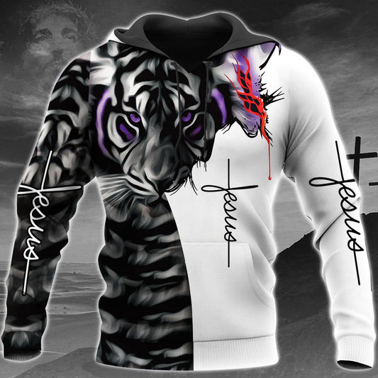 Tiger Jesus All Over Printed Unisex Shirt