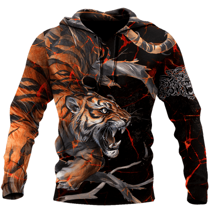 Tiger Angry Tattoo All Over Printed Unisex Shirt Q151212