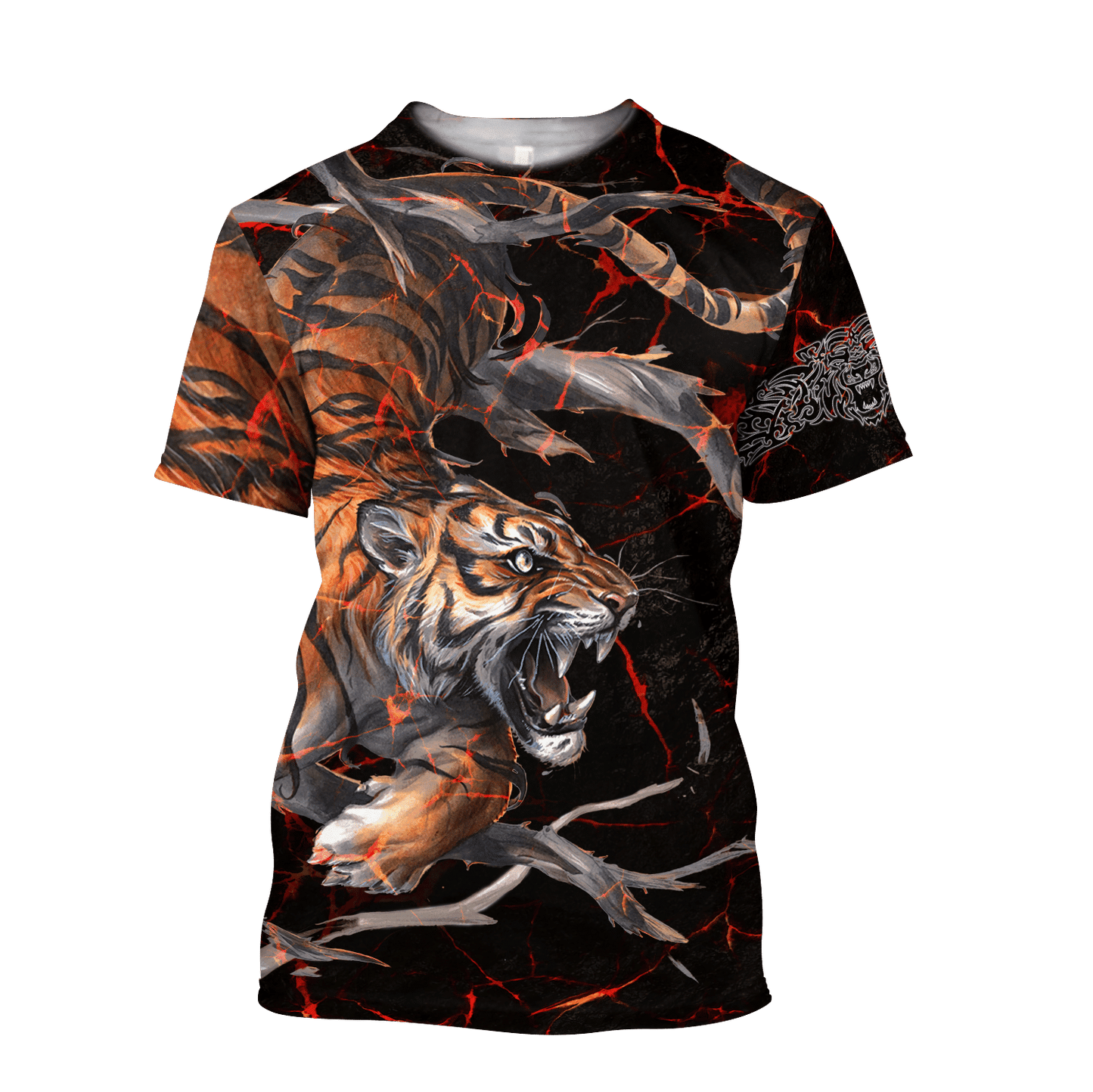 Tiger Angry Tattoo All Over Printed Unisex Shirt Q151212