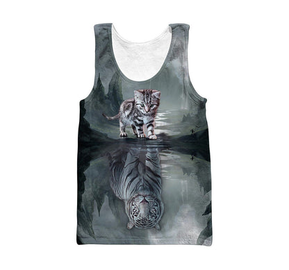 Tiger Cat All Over Printed Unisex Shirt