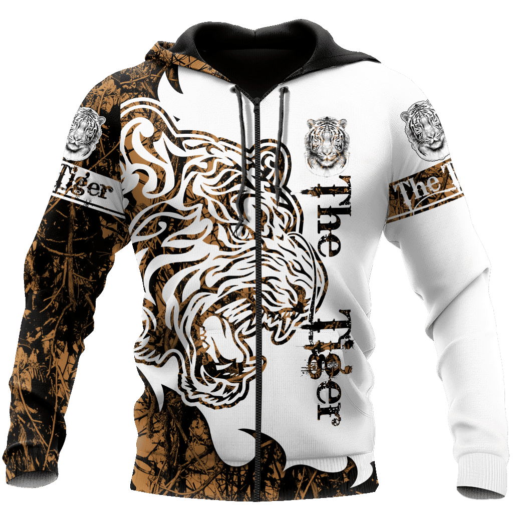 Brown Camo The Tiger All Over Printed Unisex Shirt