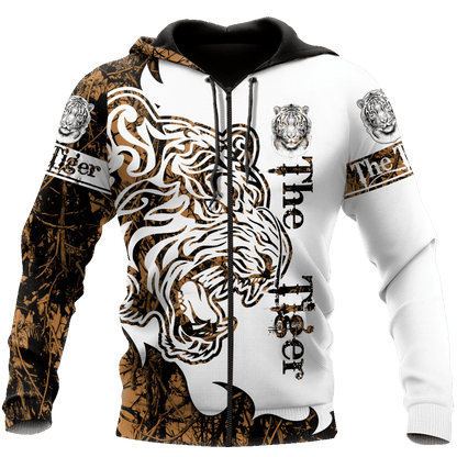 Brown Camo The Tiger All Over Printed Unisex Shirt