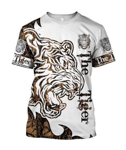 Brown Camo The Tiger All Over Printed Unisex Shirt