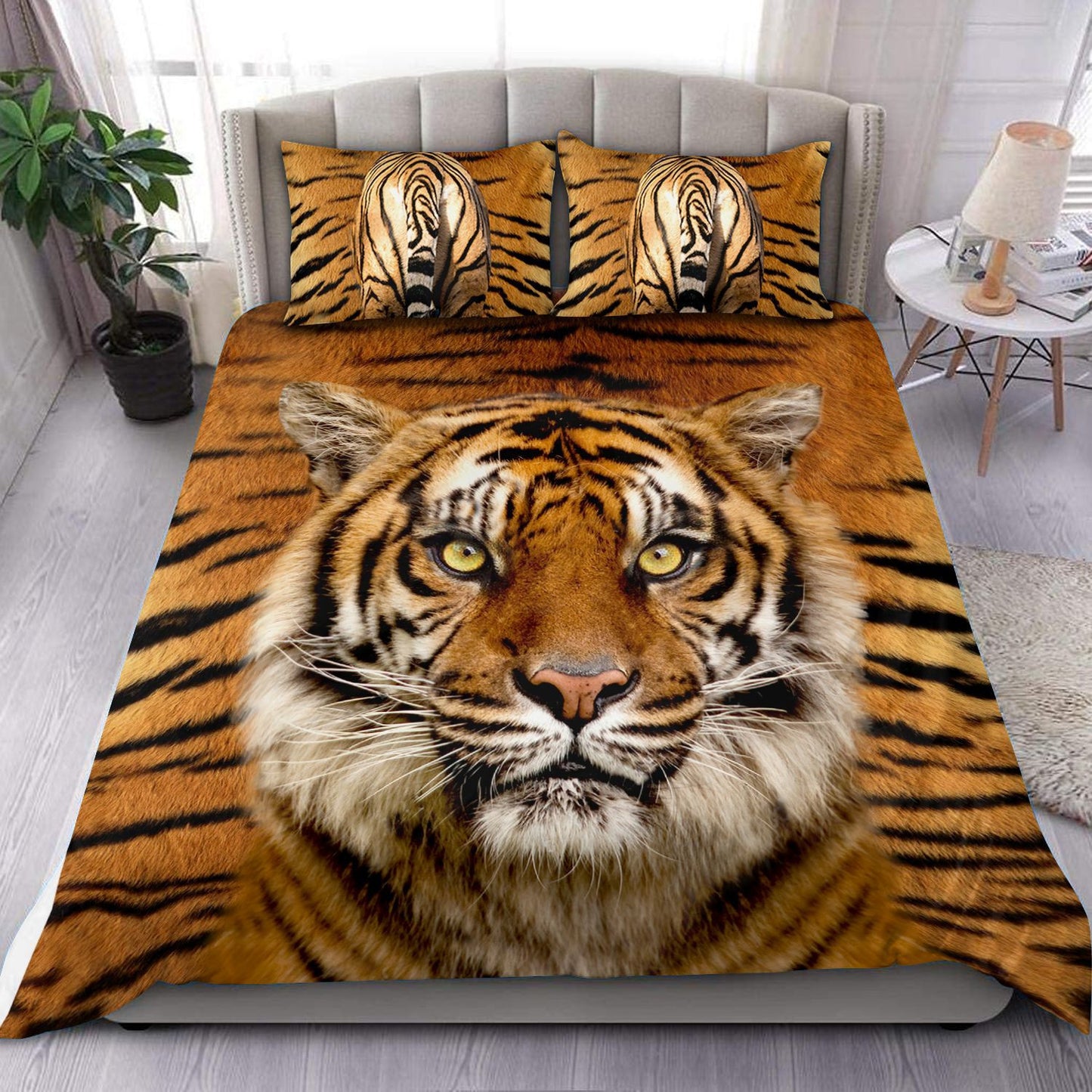 Tiger Face 3D All Over Printed Bedding Set