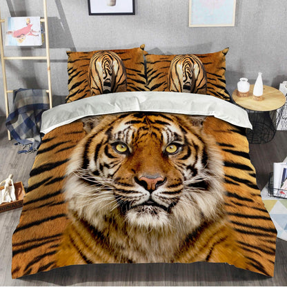 Tiger Face 3D All Over Printed Bedding Set