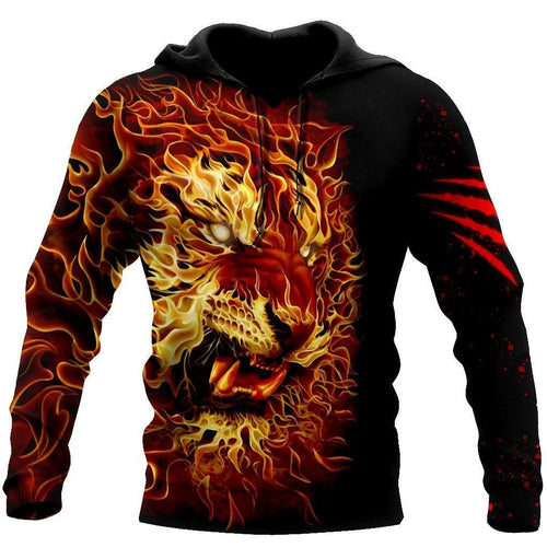 Fire Tiger  All Over Printed Unisex Shirt
