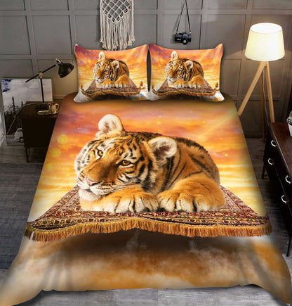 Tiger Magic Carpet All Over Printed Bedding Set