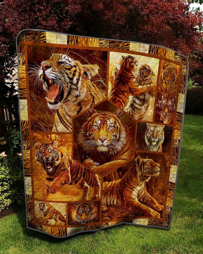 Tiger Quilt Blanket
