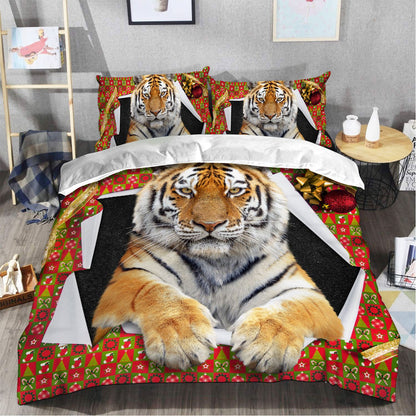 Cool Tiger Christmas Gift All Over Printed Bedding Set