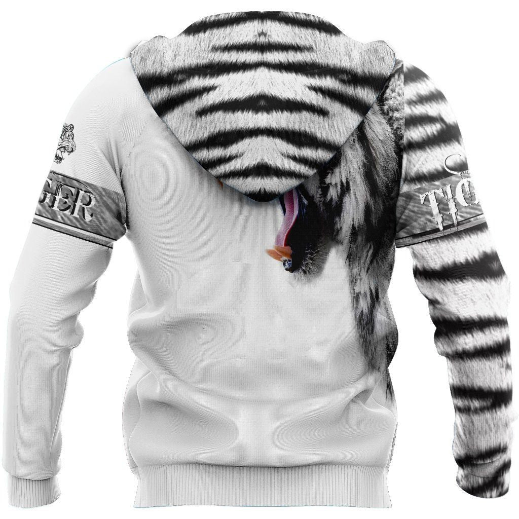 White Tiger Skin All Over Printed Unisex Shirt