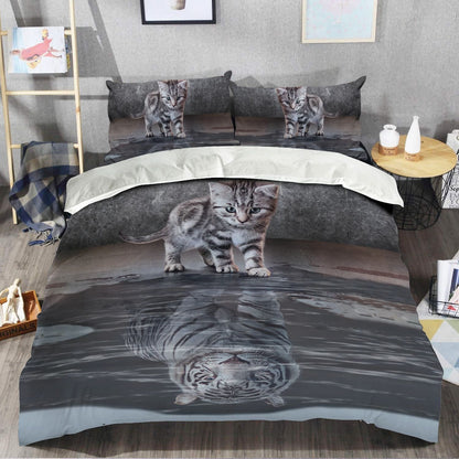 Maine Coon Mirror Tiger All Over Printed Bedding Set