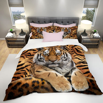 Cool Tiger All Over Printed Bedding Set Q080904