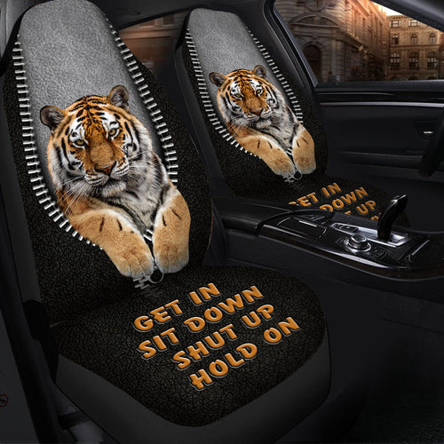 Tiger Hold on Car Seat Covers Universal Fit Set 2