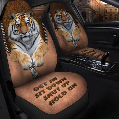 Tiger Q2 Hold on Funny Car Seat Covers Universal Fit Set 2