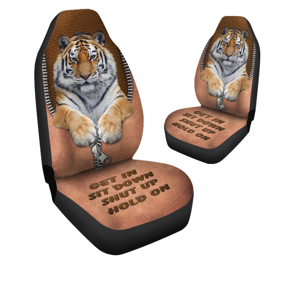 Tiger Q2 Hold on Funny Car Seat Covers Universal Fit Set 2