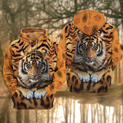 Cool Tiger Pattern All Over Printed Unisex Shirt