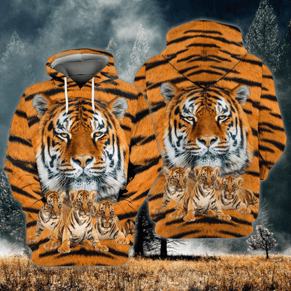 Tiger Family Q2 All Over Printed Unisex Shirt