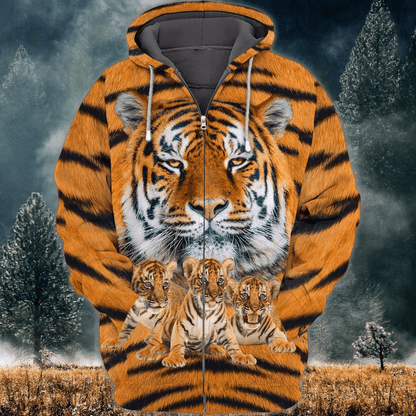 Tiger Family Q2 All Over Printed Unisex Shirt
