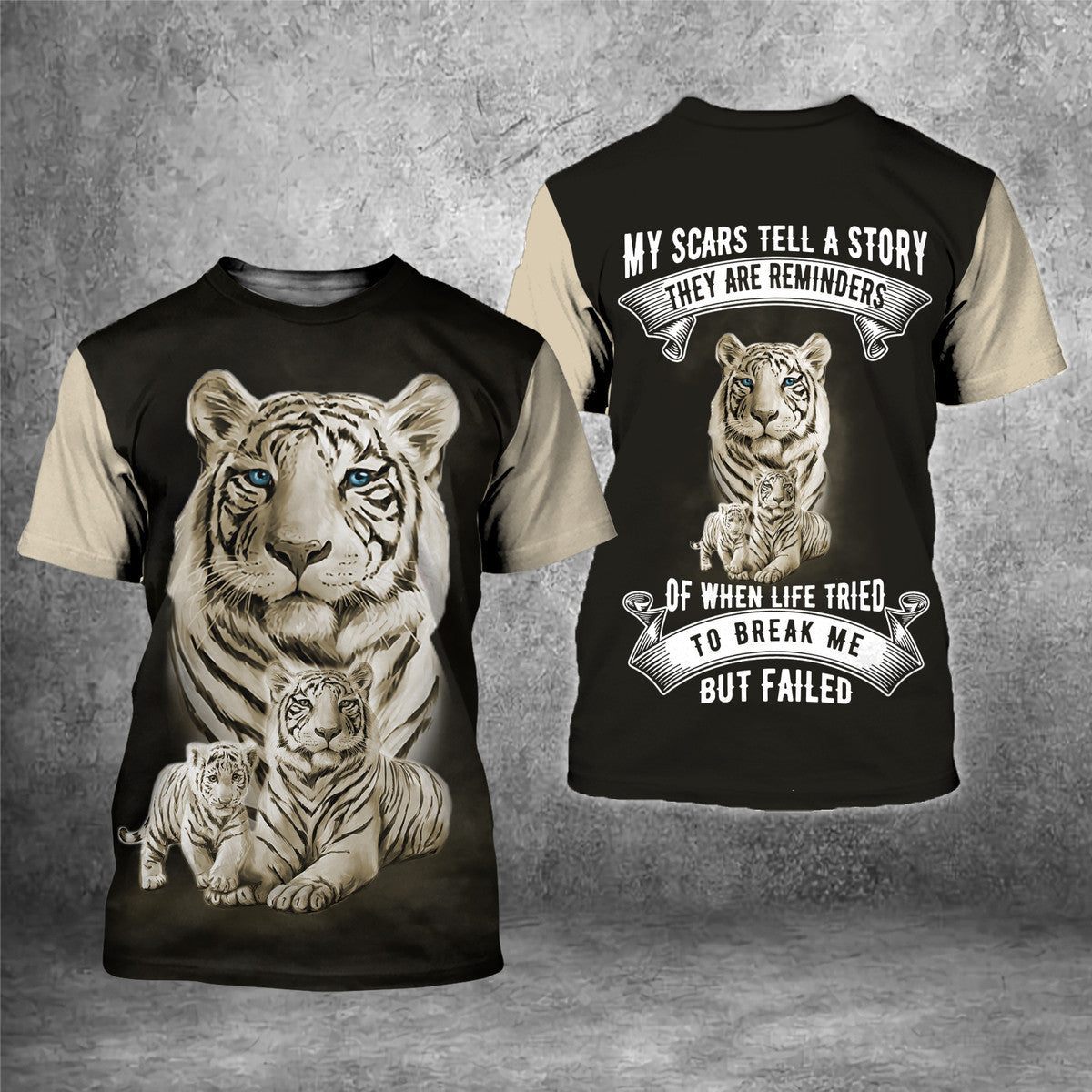 Tiger Scar All Over Printed Unisex Shirt - Hoodie