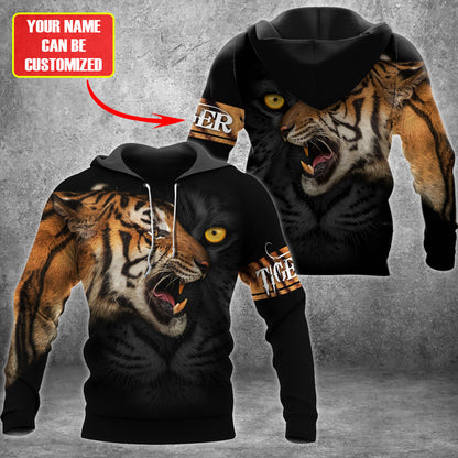 Personalized Name Tiger Eyes All Over Printed Unisex Shirt