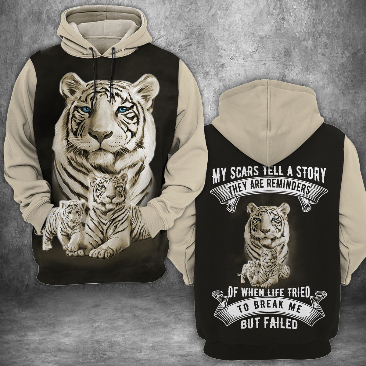 Tiger Scar All Over Printed Unisex Shirt - Hoodie