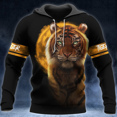 Cool Tiger All Over Printed Unisex Hoodie