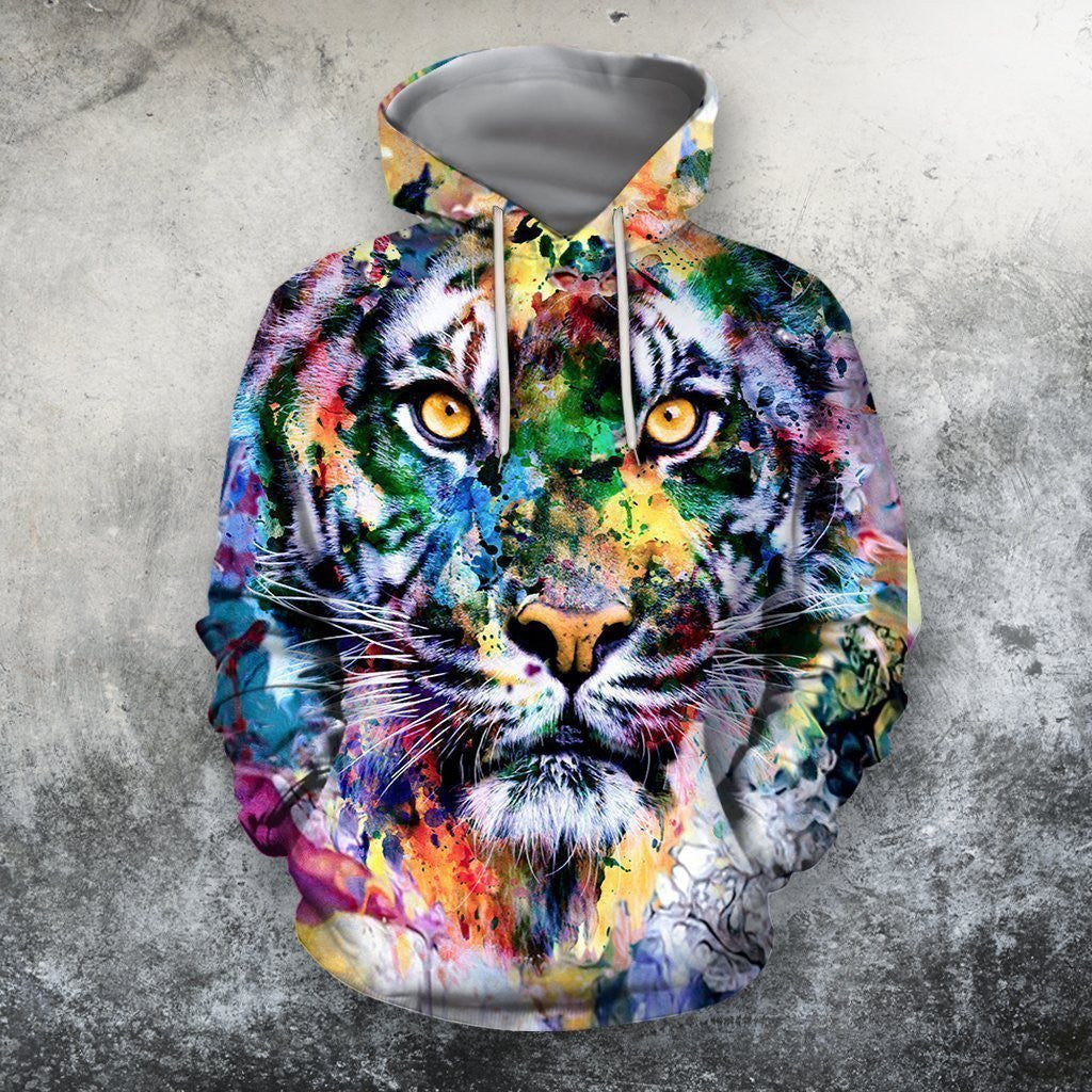Tiger Painting All Over Printed Unisex Shirt