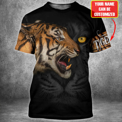Personalized Name Tiger Eyes All Over Printed Unisex Shirt