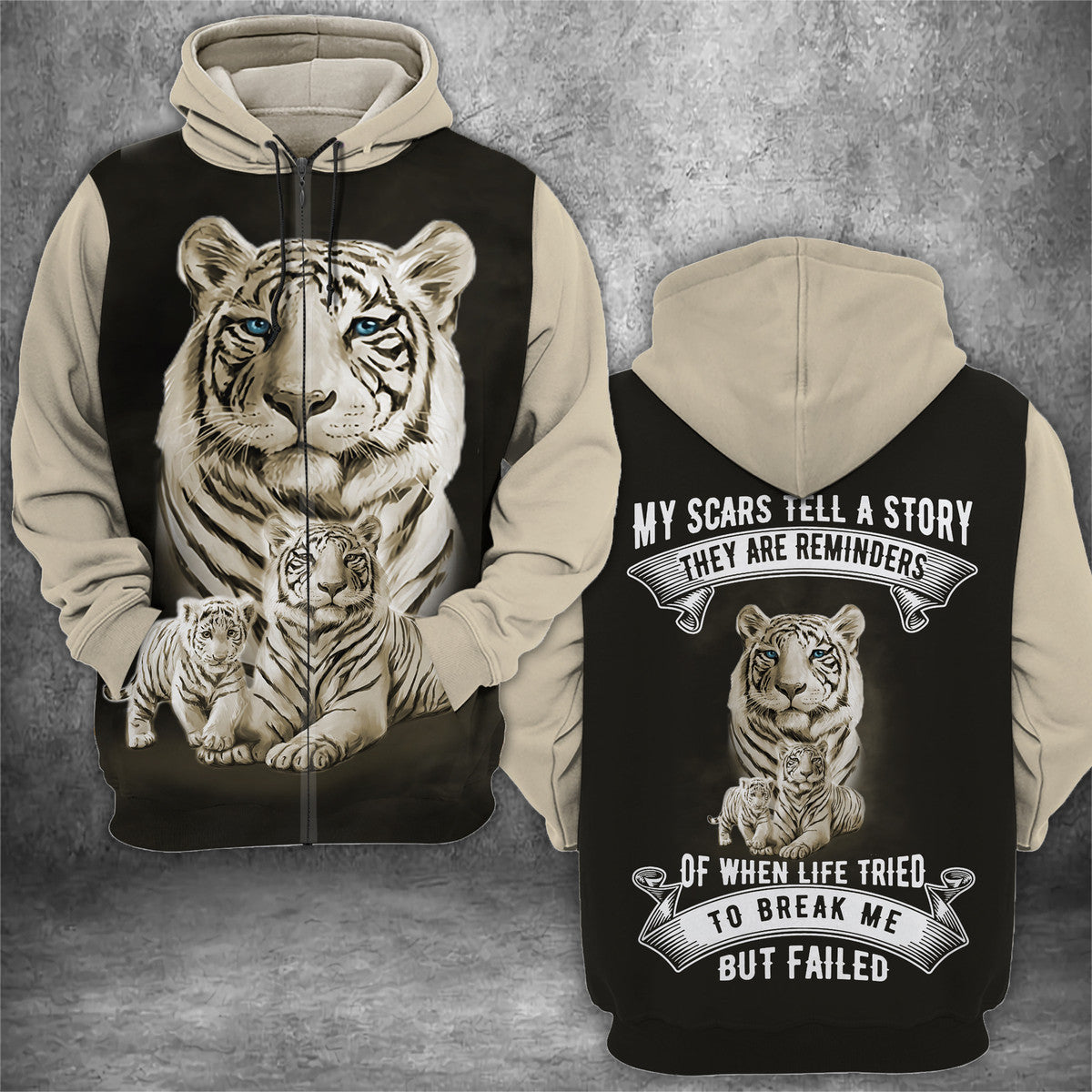 Tiger Scar All Over Printed Unisex Shirt - Hoodie