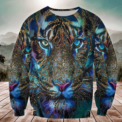 Tiger Face Art Q2 All Over Printed Unisex Shirt