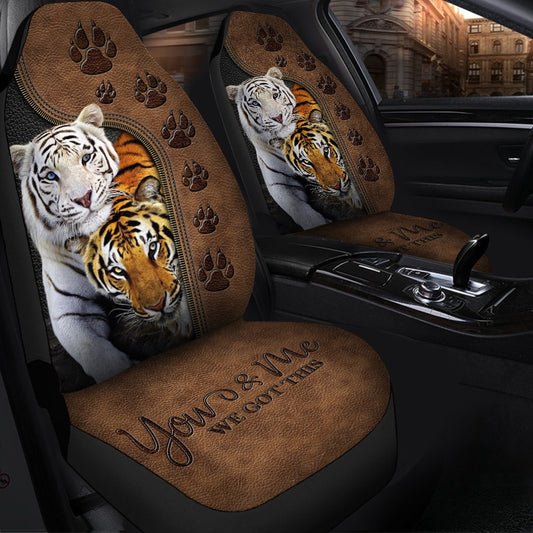 Tiger Couple We Got This Car Seat Covers Universal Fit Set 2