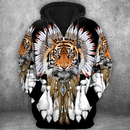 Tiger Native American All Over Printed Unisex Shirt