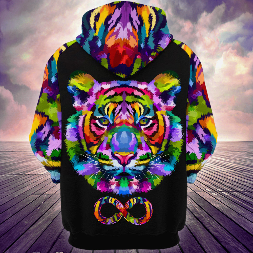 Tiger Autism 3D All Over Printed Unisex Shirt