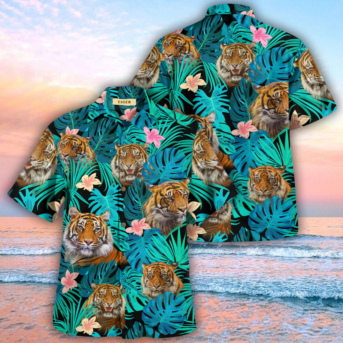 Tiger Tropical Hawaii Shirt
