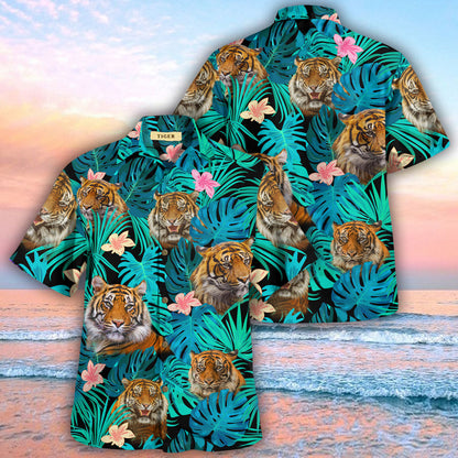 Tiger Tropical Hawaii Shirt