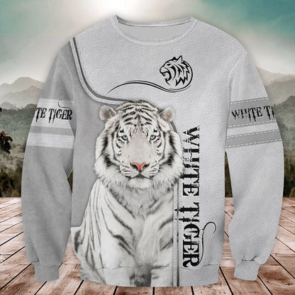 Love White Tiger Q2 All Over Printed Unisex Shirt