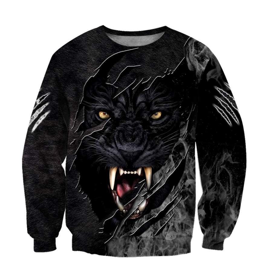 Tiger Black Art Q2 All Over Printed Unisex Shirt Q180310
