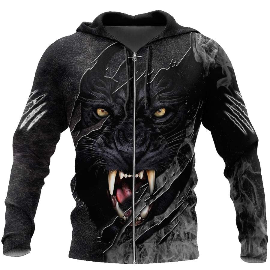 Tiger Black Art Q2 All Over Printed Unisex Shirt Q180310