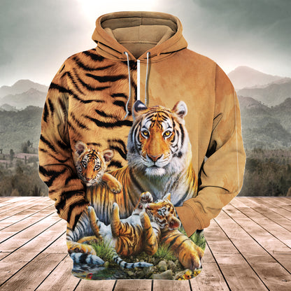 Tiger Family Q3 All Over Printed Unisex Shirt