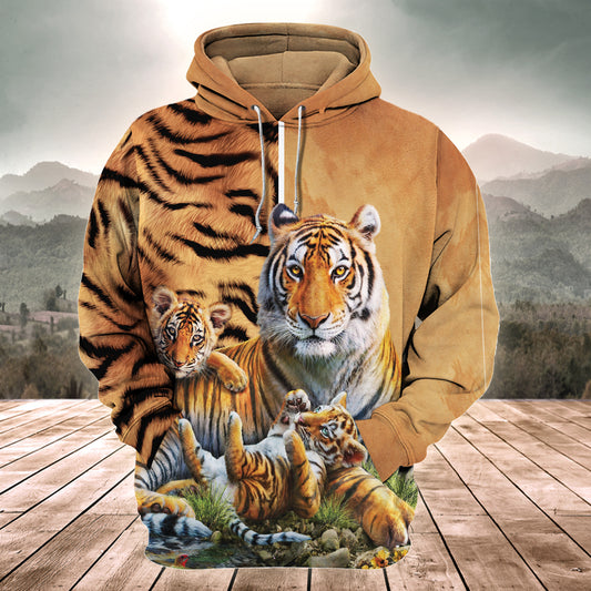 Tiger Family Q3 All Over Printed Unisex Shirt