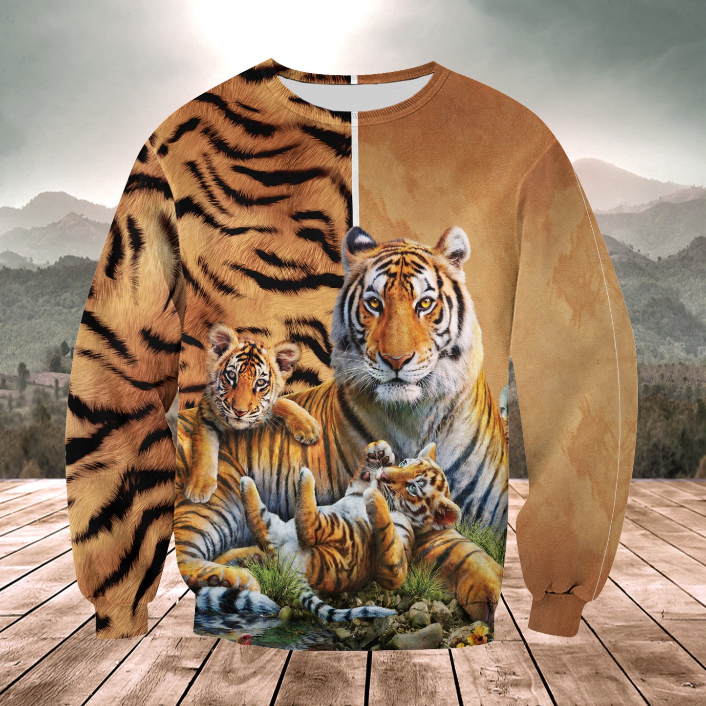 Tiger Family Q3 All Over Printed Unisex Shirt