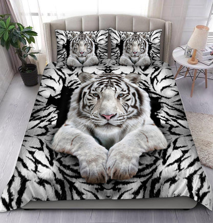 White Tiger Q3 All Over Printed Bedding Set Q240304