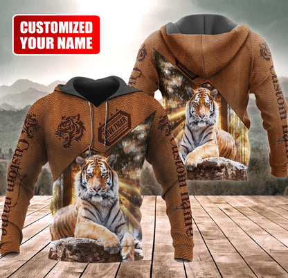 Personalized Name Love Tiger 4 All Over Printed Unisex Shirt