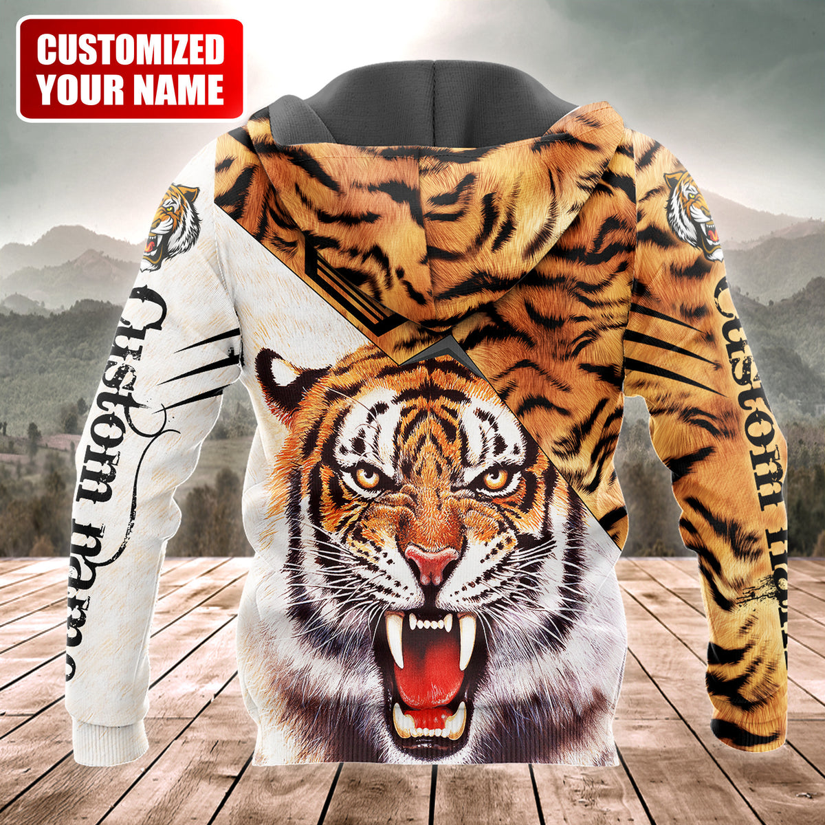 Personalized Name Tiger Q5 All Over Printed Unisex Shirt