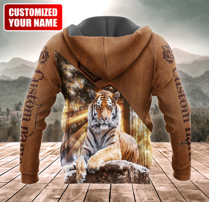 Personalized Name Love Tiger 4 All Over Printed Unisex Shirt