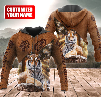 Personalized Name Love Tiger 4 All Over Printed Unisex Shirt